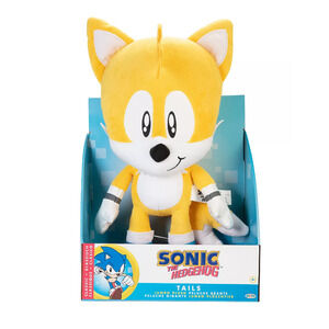 Jakks  Sonic The Hedgehog- Tails 18" Jumbo Plush NWT
